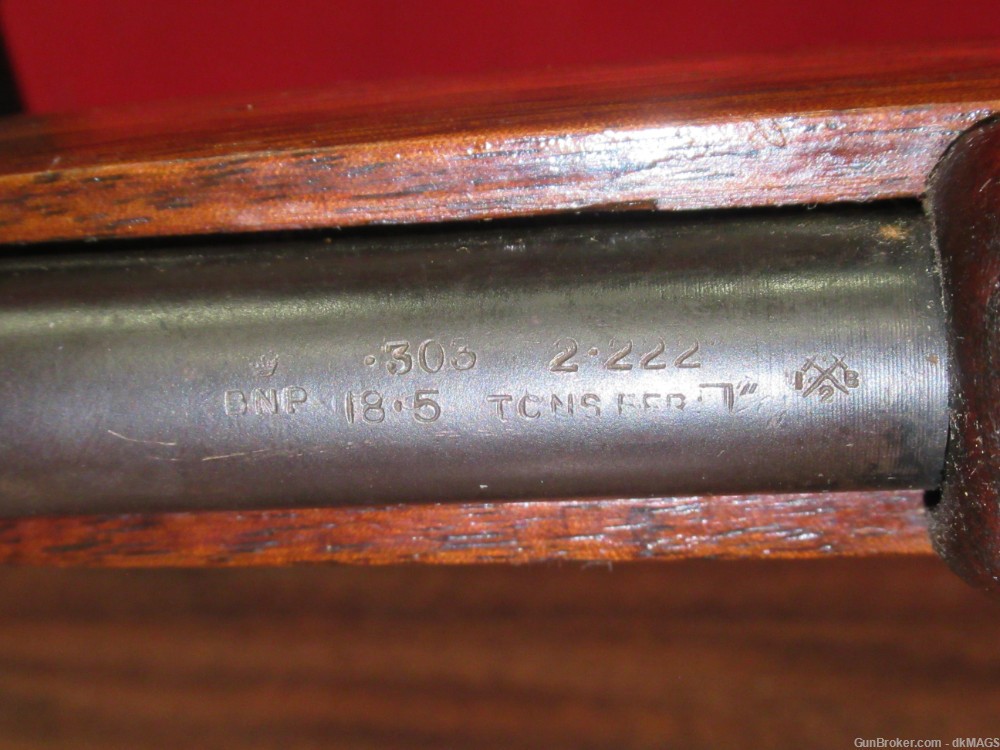 Lee Enfield No. 5 MK I SMLE .303 British Bolt Action Rifle Sporterized-img-23