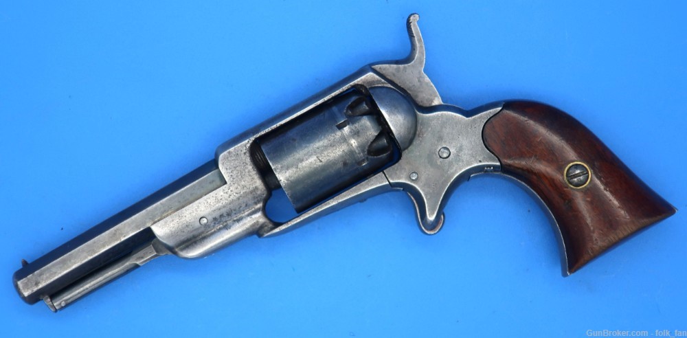 Whitney New Model Pocket Root Revolver 28 cal Civil War ca. 1860-67-img-0