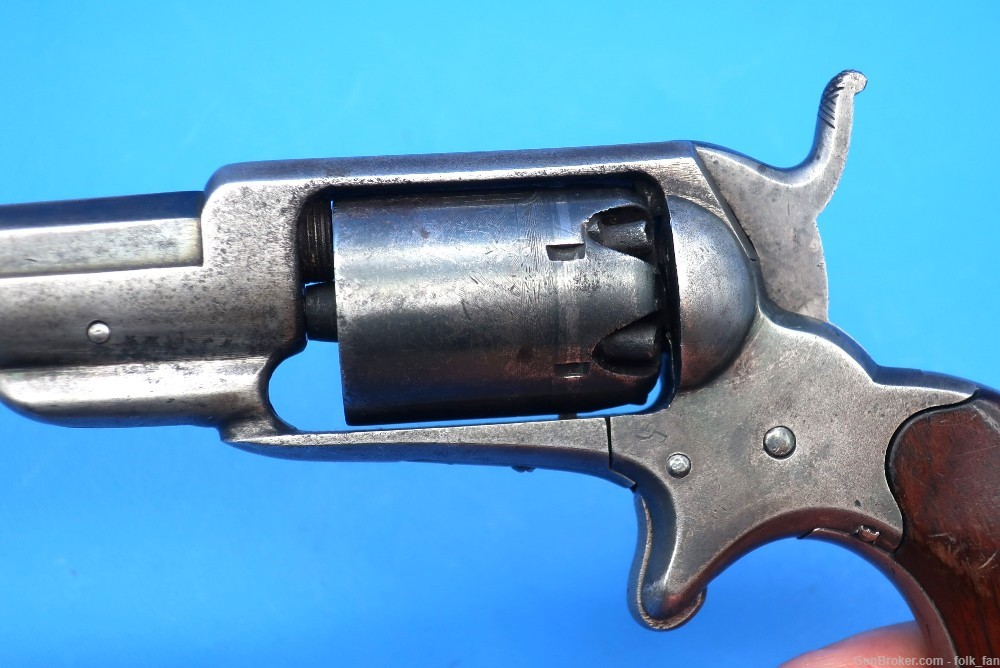 Whitney New Model Pocket Root Revolver 28 cal Civil War ca. 1860-67-img-3
