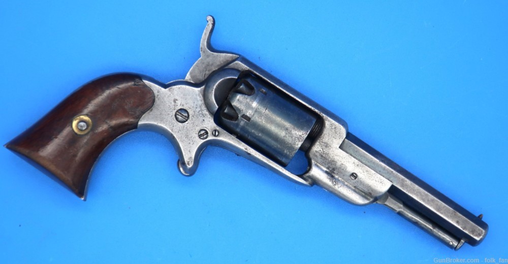 Whitney New Model Pocket Root Revolver 28 cal Civil War ca. 1860-67-img-9