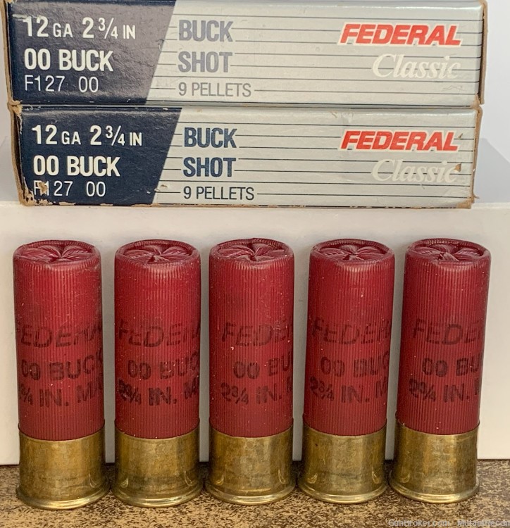 Federal 12ga Classic 00 Buckshot 9 pellets, 2.75", 5rds. -img-4