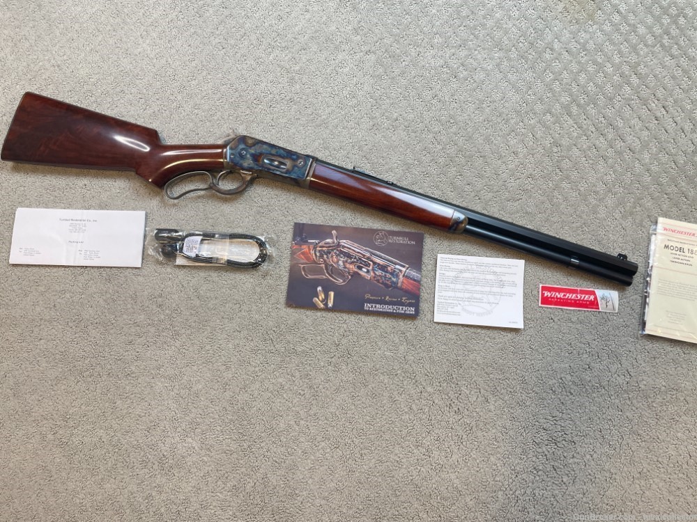 EXQUISITE UNFIRED Turnbull Custom Finished Winchester 1886 45-70 22”-img-0