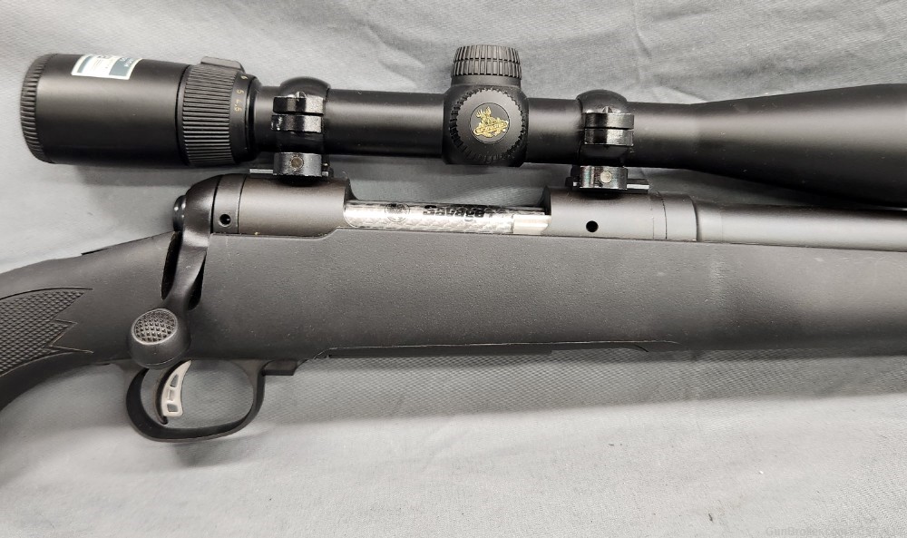Savage model 11 rifle .223 Rem 24" synthetic with Nikon scope-img-2