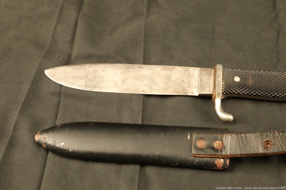 Vintage German Boy Scout Fixed Blade Knife w/ Scabbard-img-5