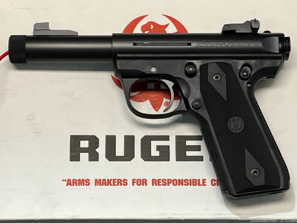 Ruger 22/45 Threaded Barrel Semi Auto Rimfire Handgun .22LR NO CC FEES-img-1
