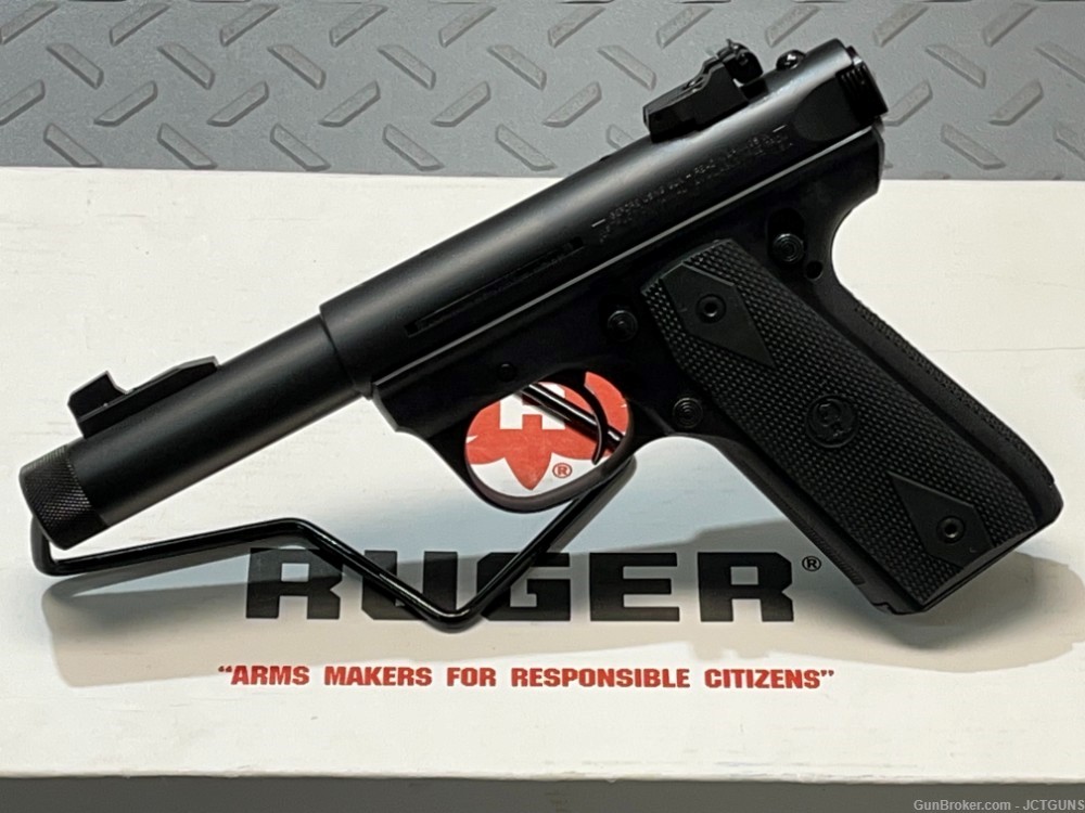Ruger 22/45 Threaded Barrel Semi Auto Rimfire Handgun .22LR NO CC FEES-img-0