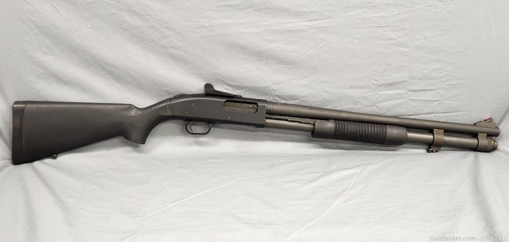 Mossberg 590 shotgun 12 gauge 20" 8+1 with ghost ring sight-img-0