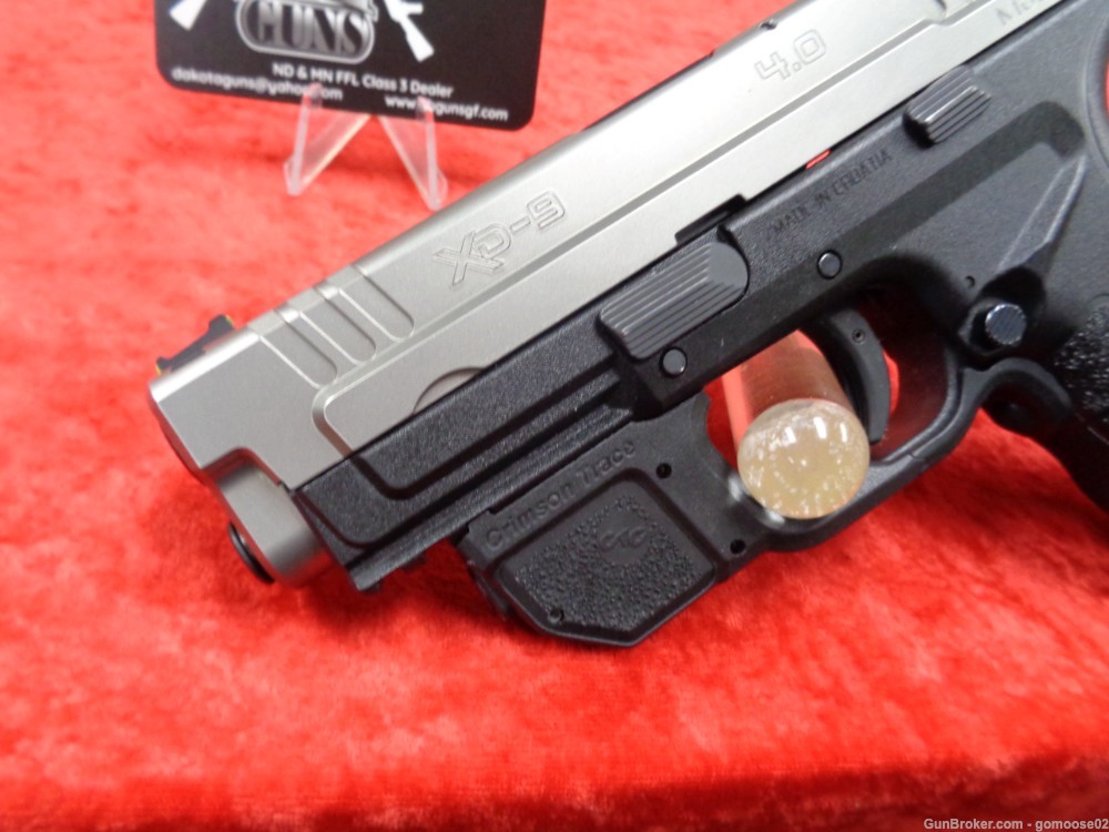 Springfield XD MOD 2 9mm Two Tone Crimson Trace Laser CT Stainless I TRADE -img-8