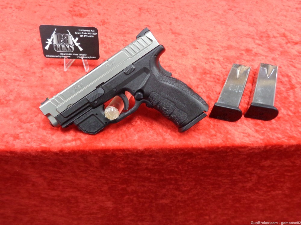 Springfield XD MOD 2 9mm Two Tone Crimson Trace Laser CT Stainless I TRADE -img-6