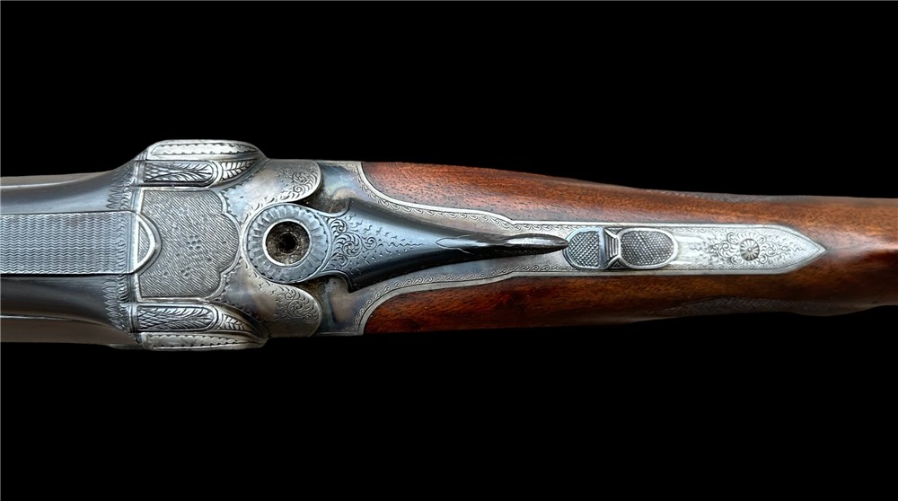 Christoph Funk 12 gauge Over & Under Shotgun Suhl engraved C&R German -img-13