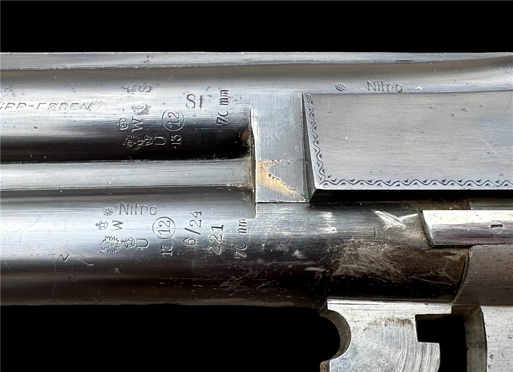 Christoph Funk 12 gauge Over & Under Shotgun Suhl engraved C&R German -img-20