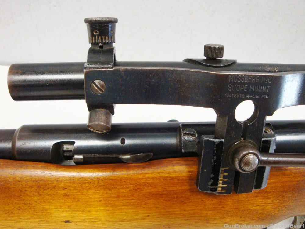 Mossberg 51M (b) .22LR Semi Auto Rifle w/ Old Weaver Scope & Msbg # 6 Mount-img-19