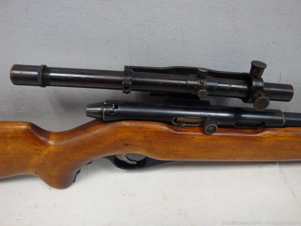 Mossberg 51M (b) .22LR Semi Auto Rifle w/ Old Weaver Scope & Msbg # 6 Mount-img-4