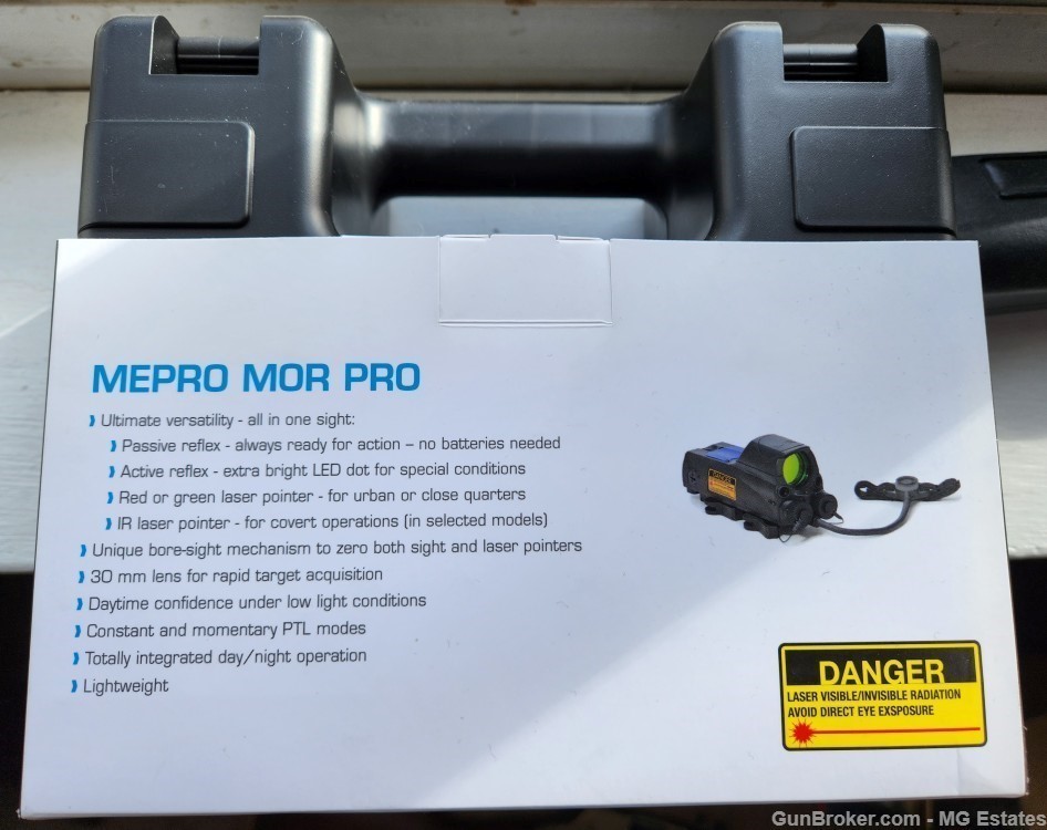 Meprolight Mor Pro Optic W/ FULL POWER IR & Visible Green Laser-img-11