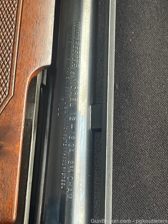 Winchester Model 12 y grade Trap Slide Action Shotgun-img-13