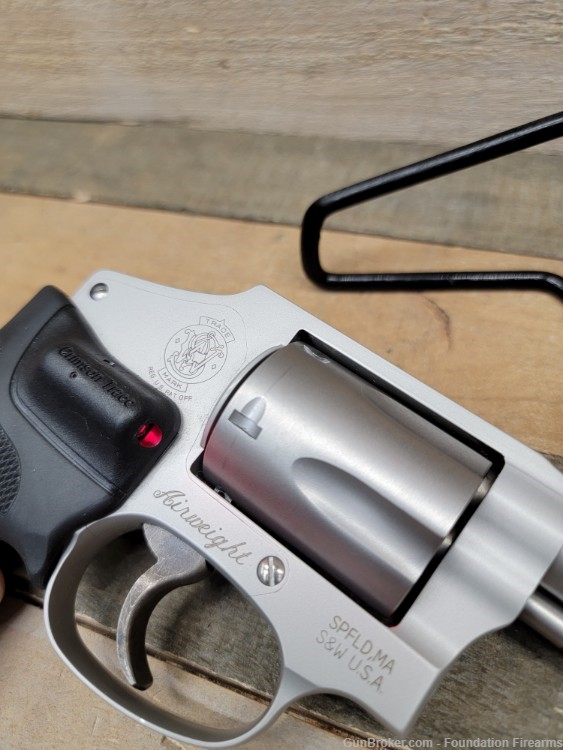 Smith & Wesson 642-1 .38 S&W Spl +P Revolver - Crimson Trace Laser Grip-img-3