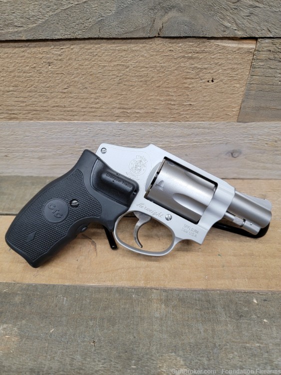Smith & Wesson 642-1 .38 S&W Spl +P Revolver - Crimson Trace Laser Grip-img-4