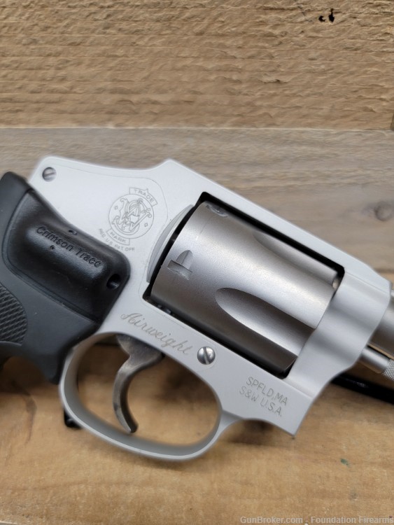 Smith & Wesson 642-1 .38 S&W Spl +P Revolver - Crimson Trace Laser Grip-img-5
