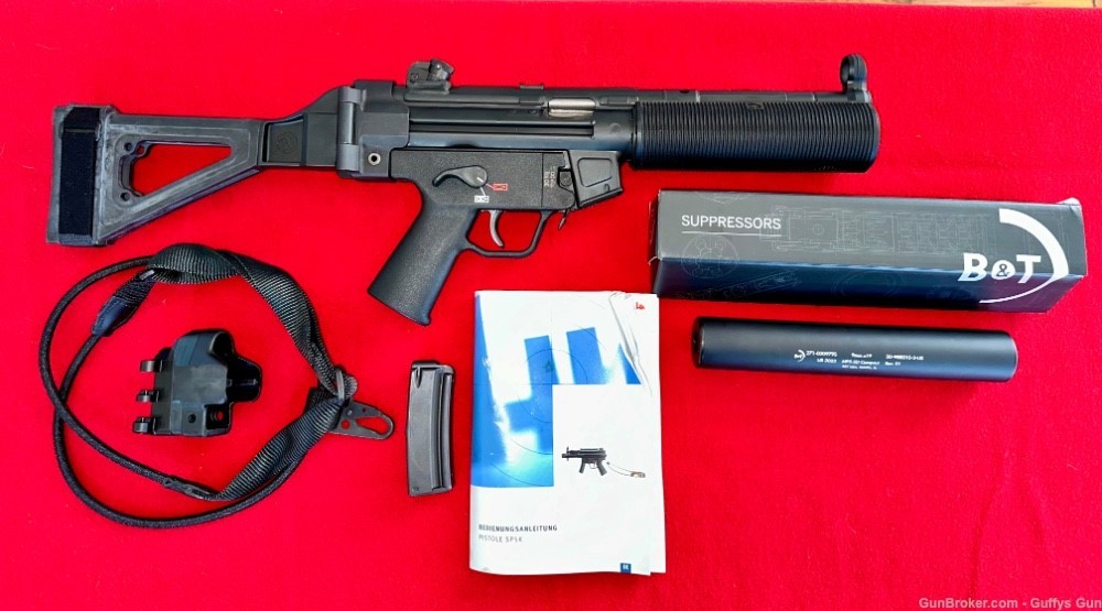 Heckler & Koch HK SP5-SD Suppressed 9mm Semi-Auto Pistol-img-13