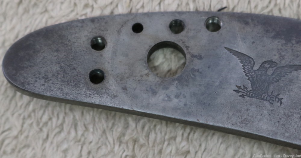 Mystery US Springfield trapdoor lockplate dated 1883-img-5