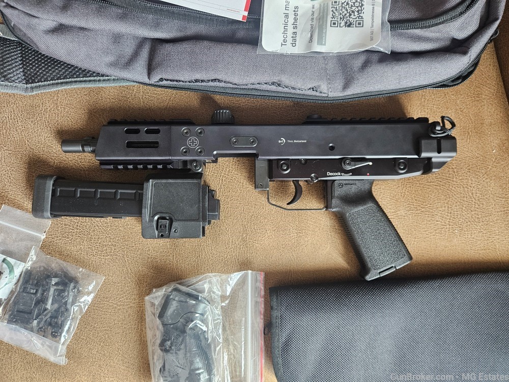 B&T KH9 Covert - Black Swiss Import Folding Gun-img-1