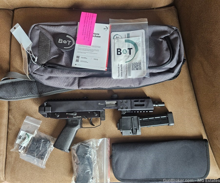 B&T KH9 Covert - Black Swiss Import Folding Gun-img-0