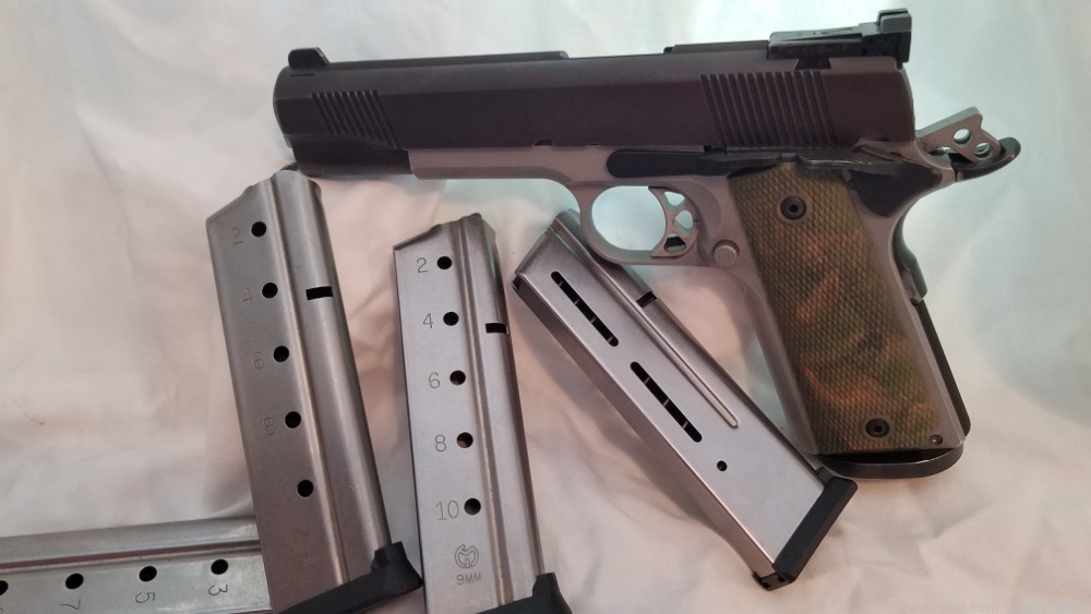 9mm 1911 Two-tone, W 8 Mags Fusion Custom Build-img-25