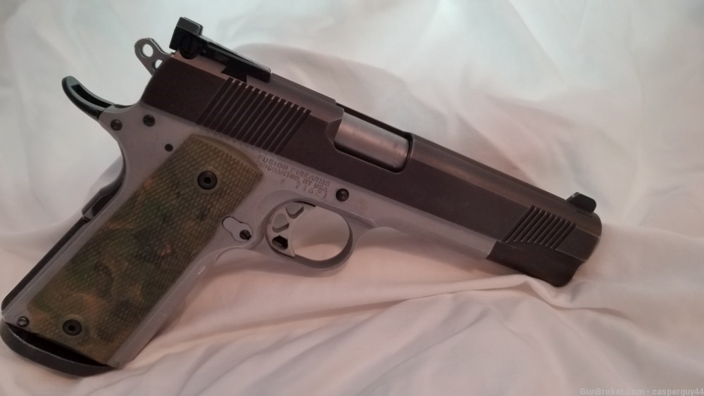 9mm 1911 Two-tone, W 8 Mags Fusion Custom Build-img-27