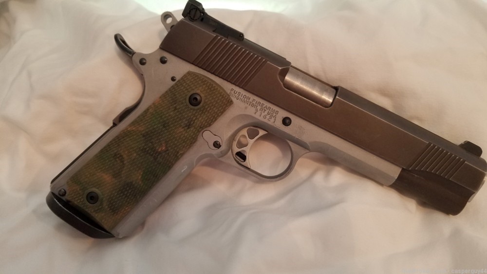 9mm 1911 Two-tone, W 8 Mags Fusion Custom Build-img-34