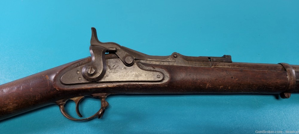 Antique Model 1868 U.S. Springfield Rifle Trapdoor .50 Cal-img-10