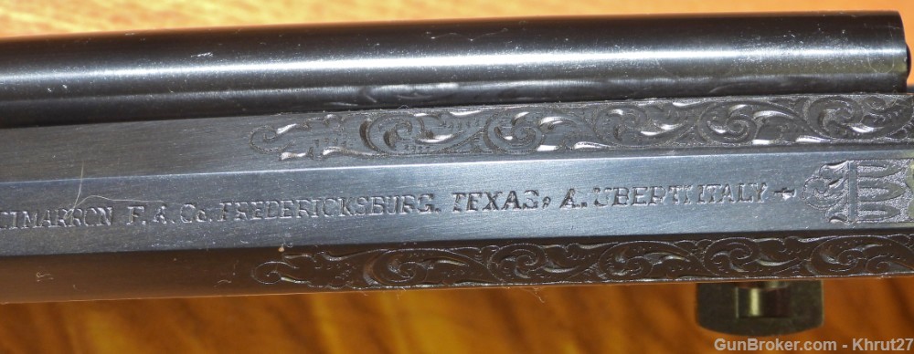 Cimarron 1851RM Wild Bill Hickok, Blued Engraved, .38 SPL.-img-16