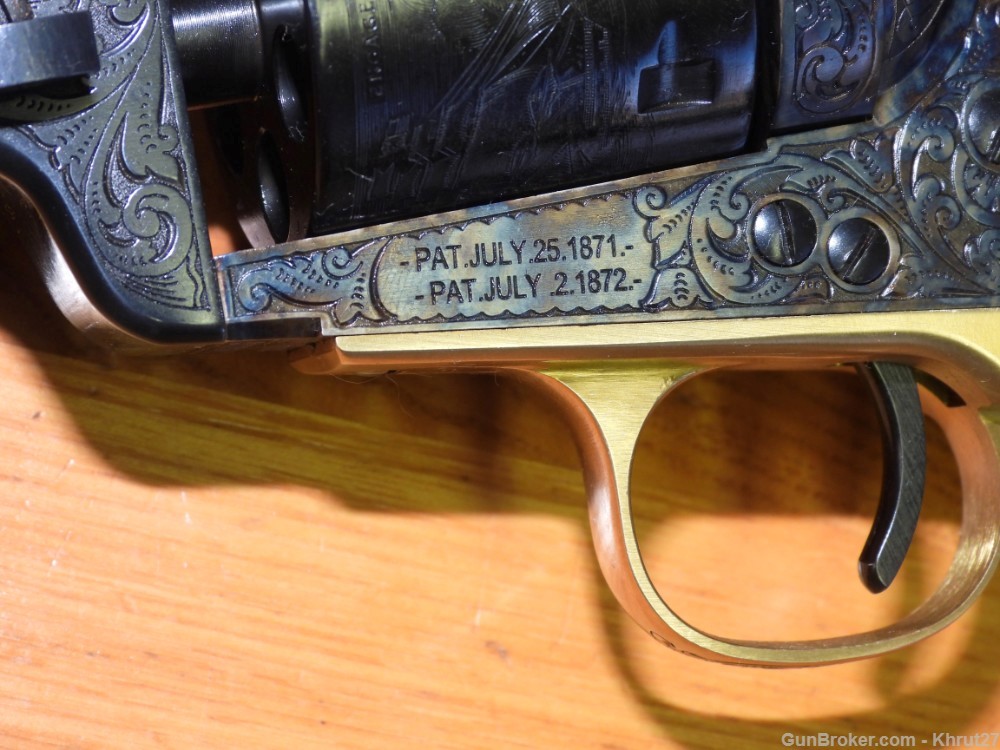 Cimarron 1851RM Wild Bill Hickok, Blued Engraved, .38 SPL.-img-25