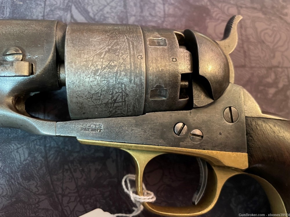 Civil War U.S. Colt Model 1860 Army Percussion Revolver-img-3