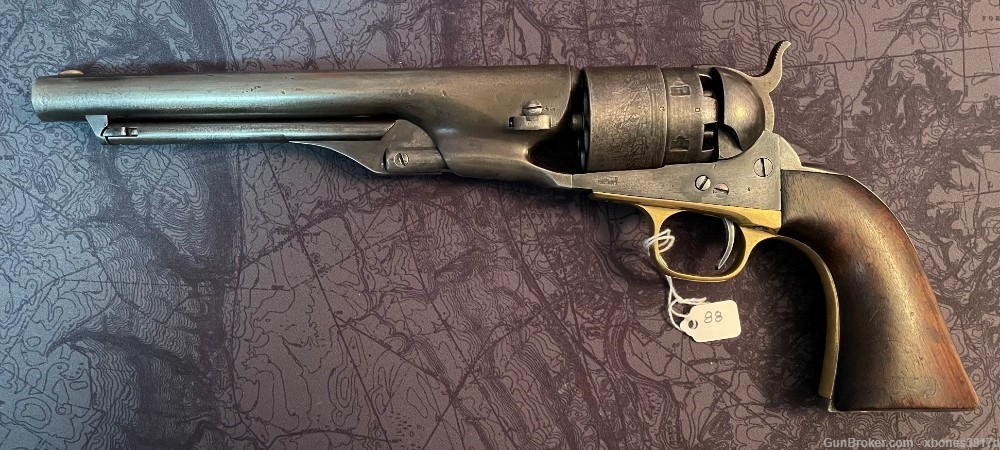 Civil War U.S. Colt Model 1860 Army Percussion Revolver-img-0