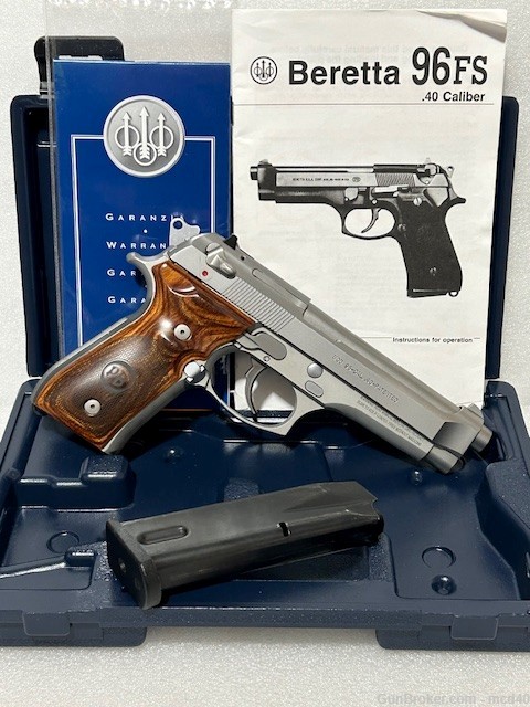 Beretta 96 Inox .40 S&W Stainless 96FS 40S&W Like 92FS or 92 but in 40 cal.-img-0