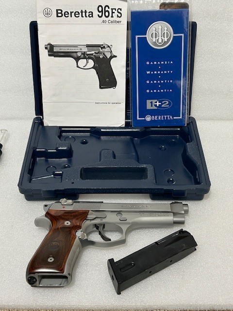 Beretta 96 Inox .40 S&W Stainless 96FS 40S&W Like 92FS or 92 but in 40 cal.-img-24