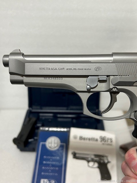 Beretta 96 Inox .40 S&W Stainless 96FS 40S&W Like 92FS or 92 but in 40 cal.-img-6
