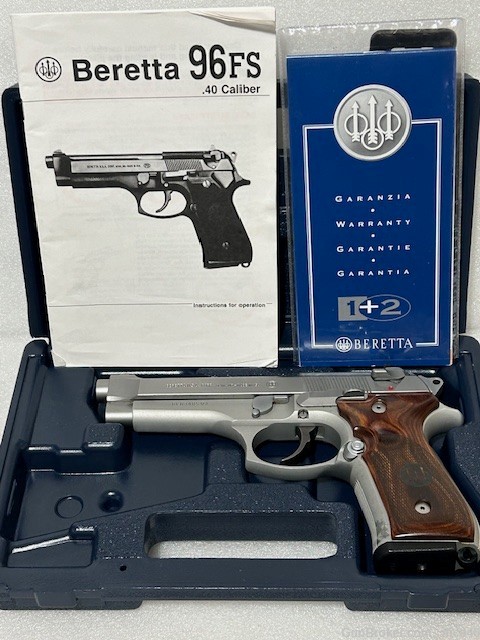 Beretta 96 Inox .40 S&W Stainless 96FS 40S&W Like 92FS or 92 but in 40 cal.-img-25