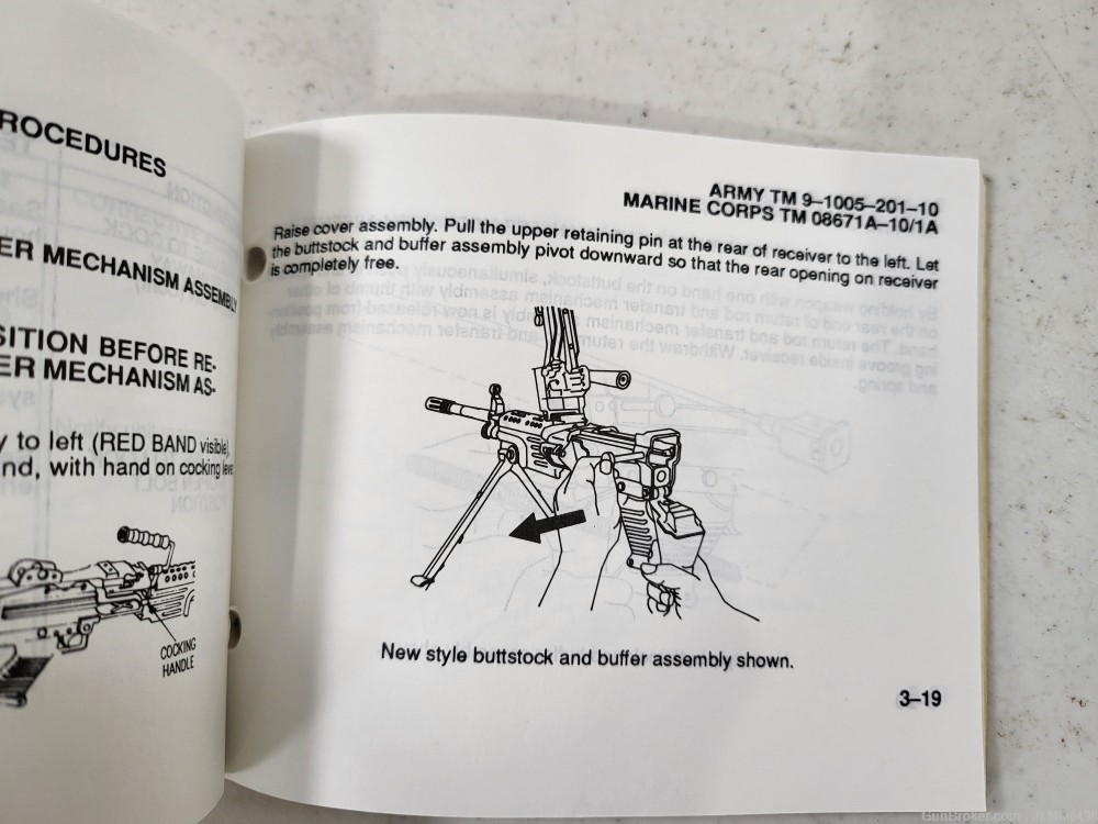 M249 Operators Manual w/ Equip-img-1
