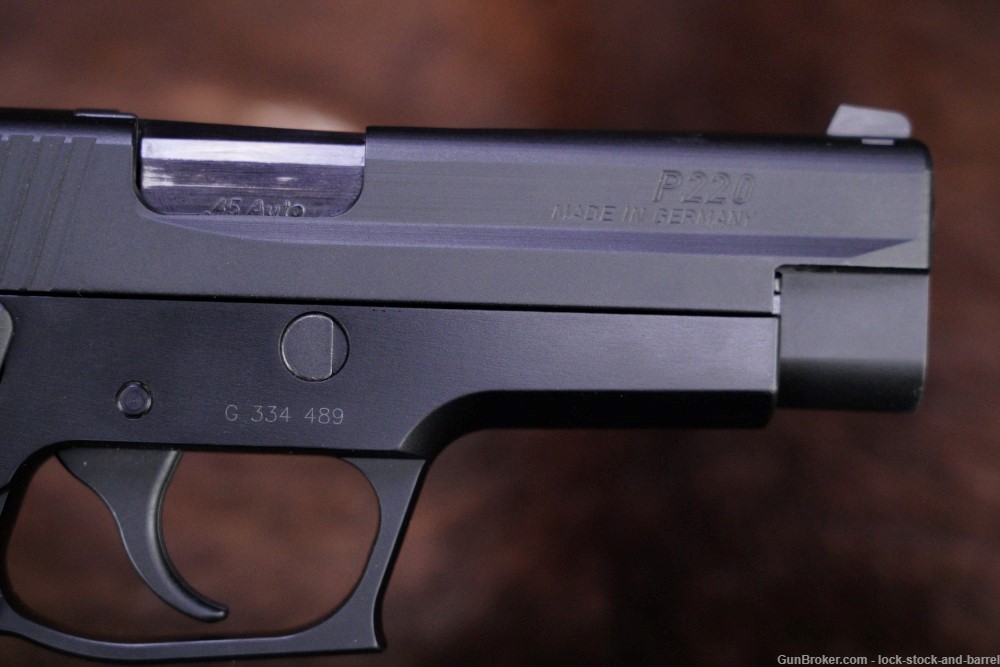 Sig Sauer P220 .45 Auto Semi-Automatic Pistol 1990s NO CA-img-7