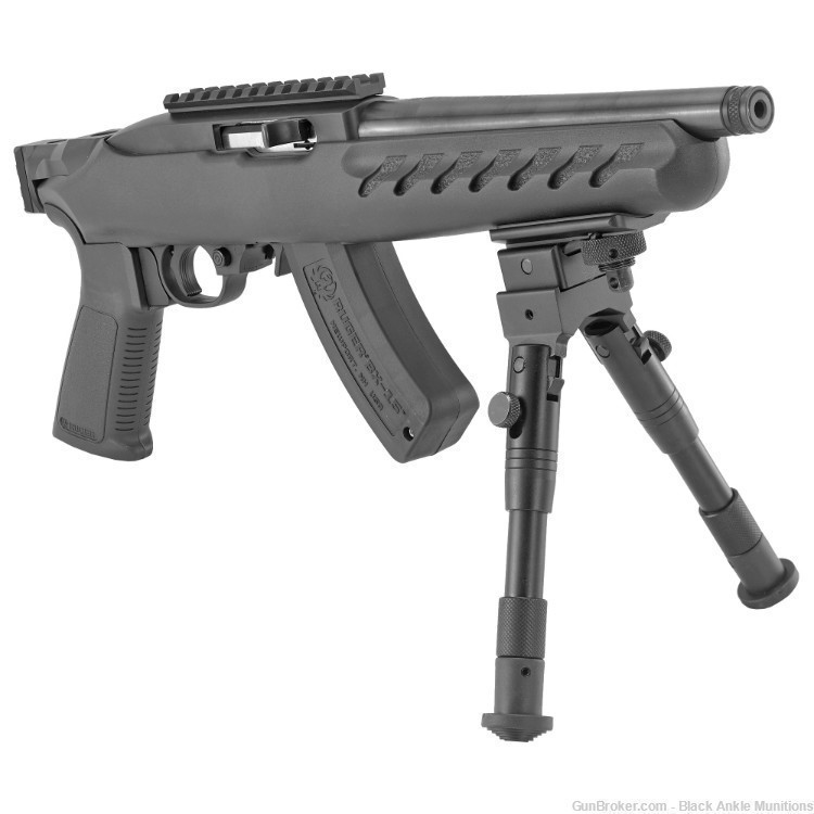 Ruger 22 Charger Pistol, 22LR, 8", 15rd, Black NIB 04938-img-3
