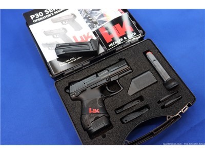 Heckler & Koch H&K Model P30SKS V3 Compact Pistol 9MM 15RD NIGHT SIGHTS New