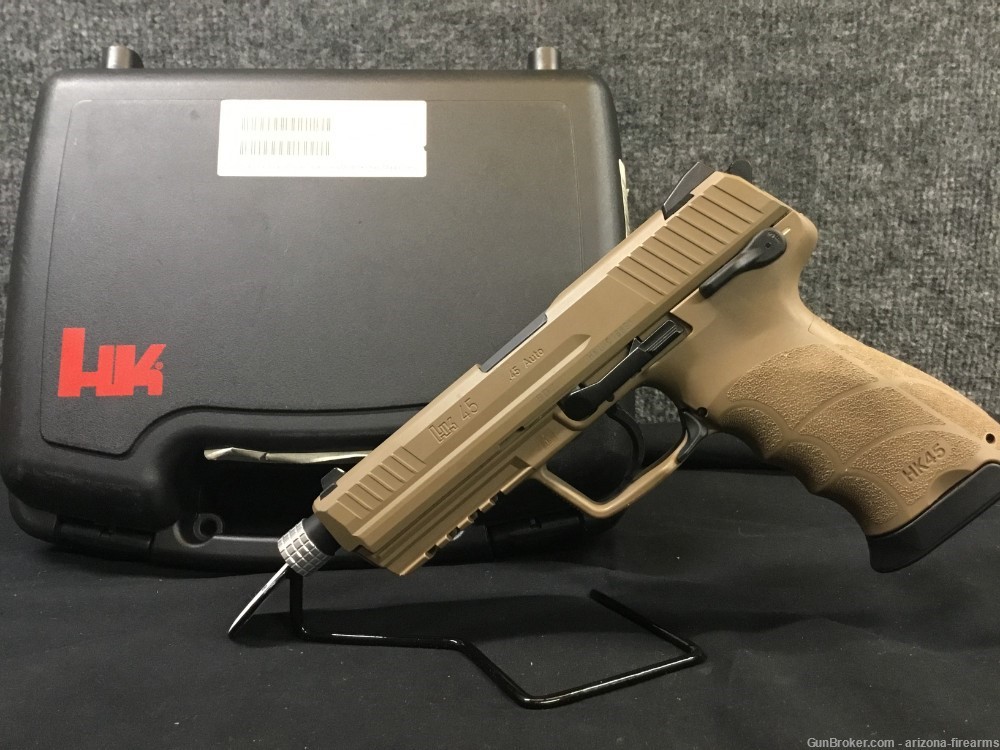 Heckler & Koch HK45 SemiAuto Pistol .45ACP w Case and 3x10 mag-img-1