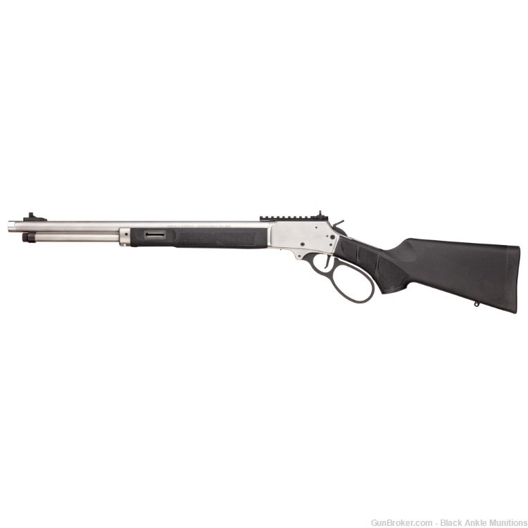S&W 1854 Lever-Action Rifle, 44 Magnum, 19.25", 9rd, SS, Black, NIB 13812-img-2