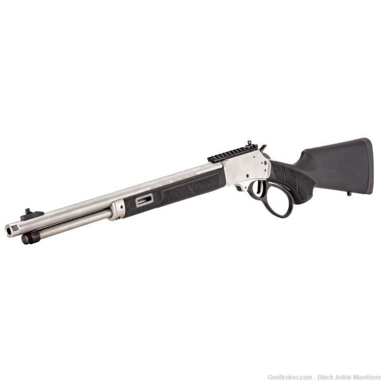 S&W 1854 Lever-Action Rifle, 44 Magnum, 19.25", 9rd, SS, Black, NIB 13812-img-0