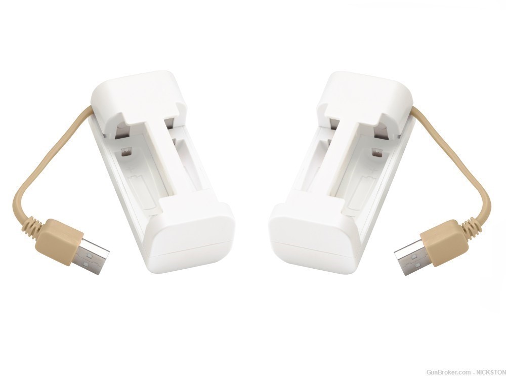 2 Universal Multi Purpose USB Chargers for AA & AAA Rechargeable Batteries-img-0