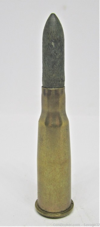 Scarce 8mm Lebel Wood Bullet Dummy-img-0
