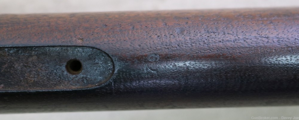 Original US Springfield Trapdoor rifle stock with hardware-img-21