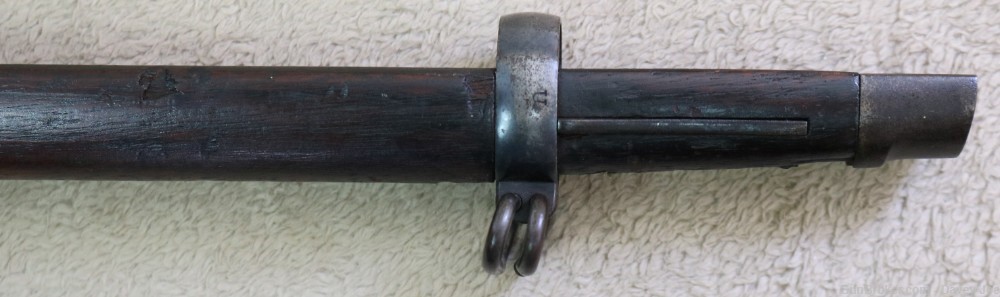 Original US Springfield Trapdoor rifle stock with hardware-img-6