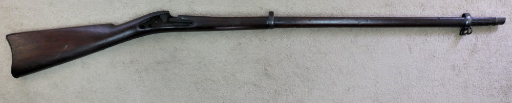 Original US Springfield Trapdoor rifle stock with hardware-img-0